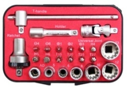 23Pcs Multi-Function T-Handle Tool Set
