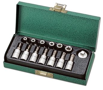 14Pcs 1/4 Dr. E Socket & Star Socket Bit Set