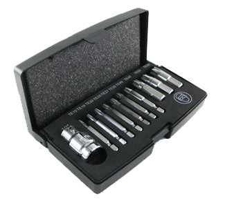 11pcs 1/4 Chrome T-type Extractor Set