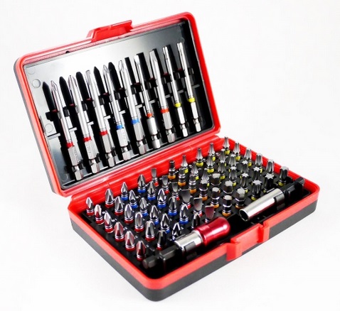 71Pcs Color Ring Bit Set