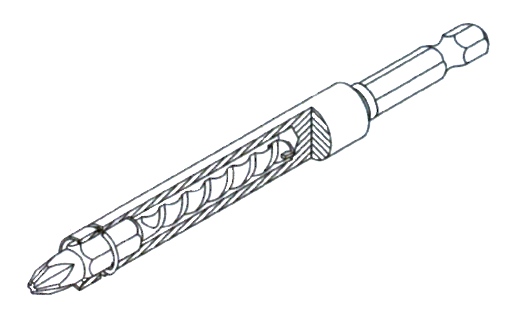 2 in 1 Drill & Bit Set PH3/Dia.4.5 , PH3/Dia.4 , PH2/Dia.3  , PH2/Dia.2.5 , PH1/Dia.2