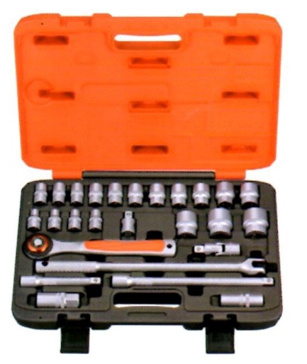 26Pcs 1/2 Dr. 60T/120T Ratchet & Socket Set